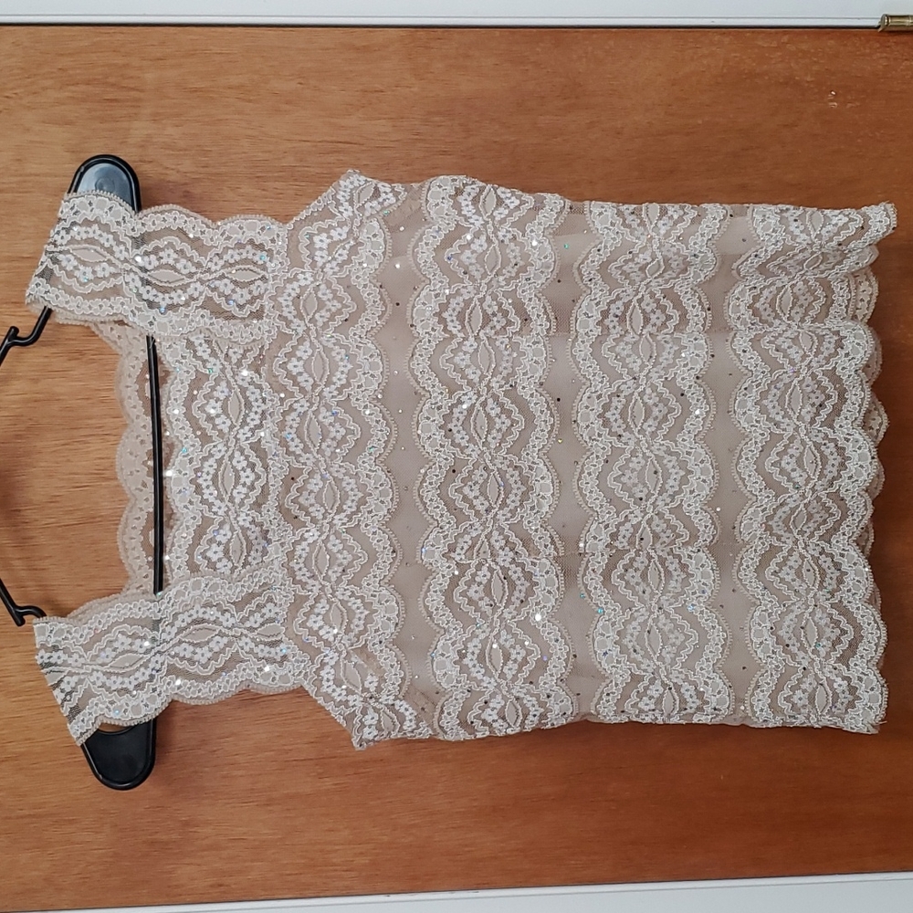 From Korea, Beautiful shimmering top